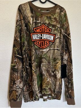 Harley Davidson Camo Long Sleeve